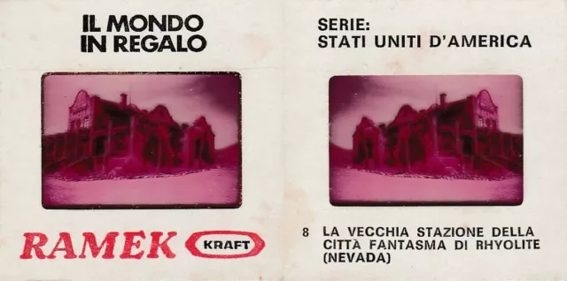 Diapositiva Formaggini Ramek Kraft - Serie Stati Uniti D'america N. 8