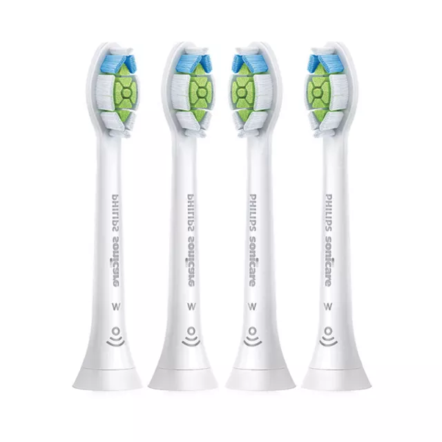 4 Handles W2 Sonicare Optimal White Toothbrush Replacement Heads Brush HX6063/67