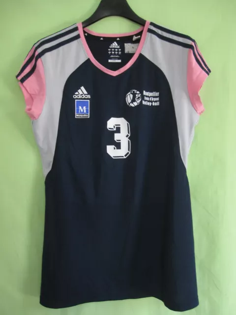 MAILLOT VOLLEY BALL Montpellier Port 3 Adidas croix d argent
