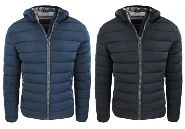 Piumino uomo Class invernale nero blu giubbotto casual sportivo da S a 6XL