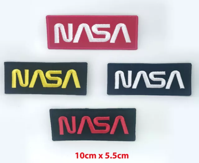 NASA Space Agency jeans jacket clothes Iron on Sew on Embroidered Patch
