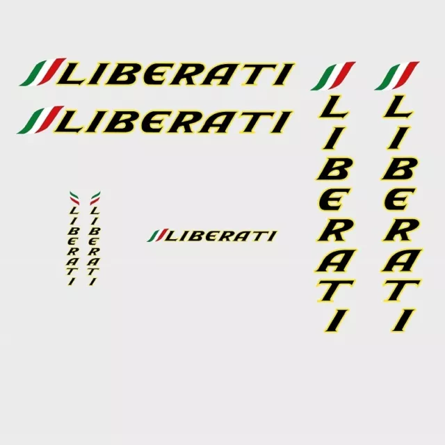 Liberati Bicycle Frame Stickers - Decals - Transfers n.205