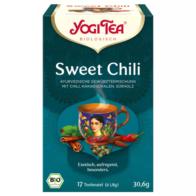 Bio Sweet Chili Teemischung, 30,6 g NEU & OVP von Yogi Tea