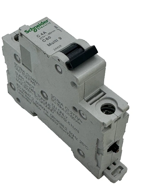Schneider Electric MULTI 9 C60 24428 C4A 1P 4AMP 277V CIRCUIT BREAKER MULTI9C60