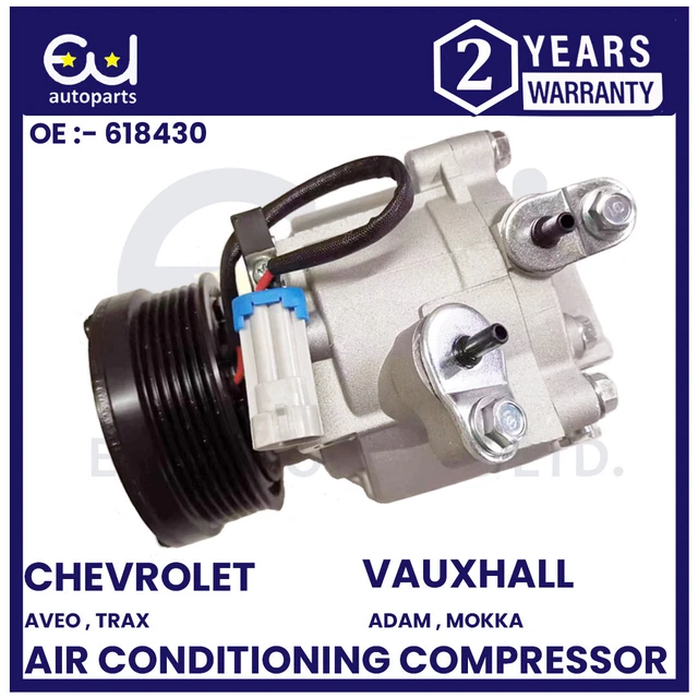 AIR CON AC Compressor Pump For Chevrolet Aveo Trax Vauxhall Mokka