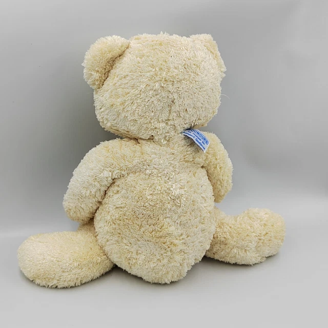 Doudou peluche ours blanc écru NOUNOURS - 31224 2