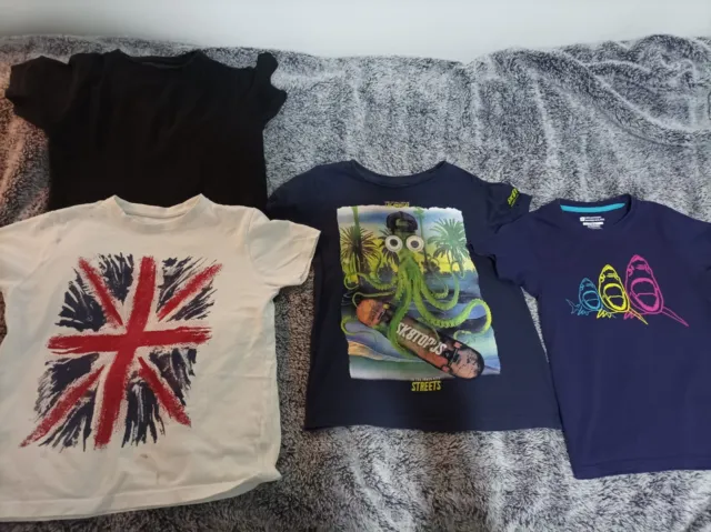Bundle of 4 boys T Shirts  age 7-9