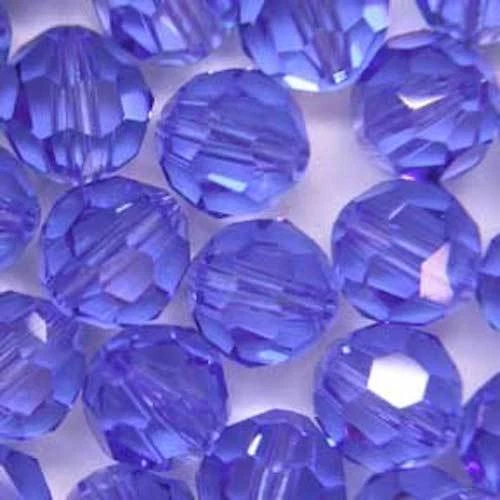 Pour 20 Cristaux Swarovski Elements Original 7mm 7 MM Round Perle Sapphire