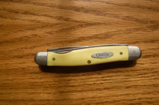 Camillus Yellow Jacket 2 Blade Knife No. 714 USA