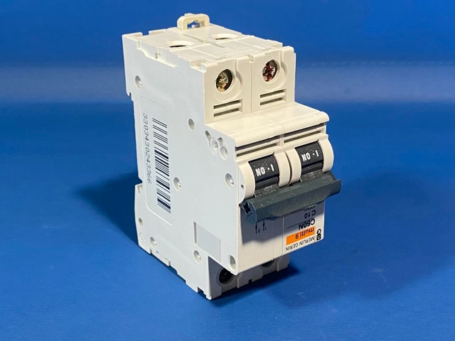 Merlin Gerin Multi 9 C60-C10 2P 10Amp Circuit Breaker