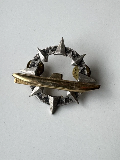 INSIGNE MILITAIRE TROUPES De Marine RIMA 1° Cie. Fabrication FRAISSE
