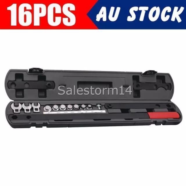 16 Pcs Ratcheting Serpentine Belt Tool Ratcheting Socket Wrench Repair Set