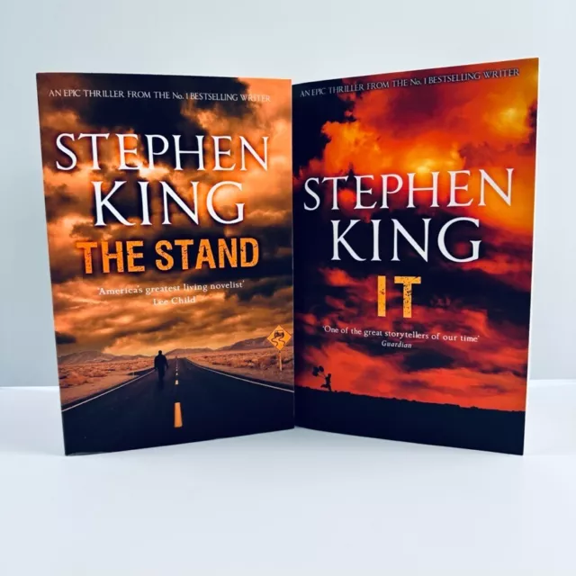 The Stand & It Classic  Paperbacks Stephen King 2 Book Bundle -Tracked Postage