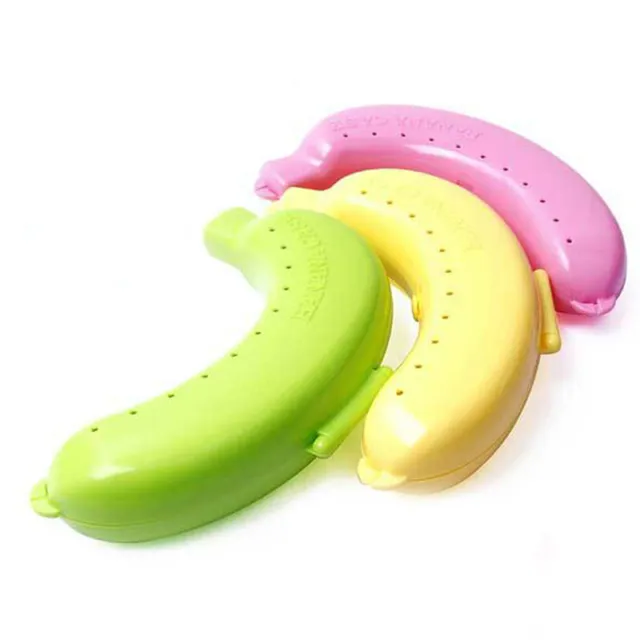 Cute Banana Case Protector Box Container Trip Outdoor Lunch Fruit StoraodB~YB