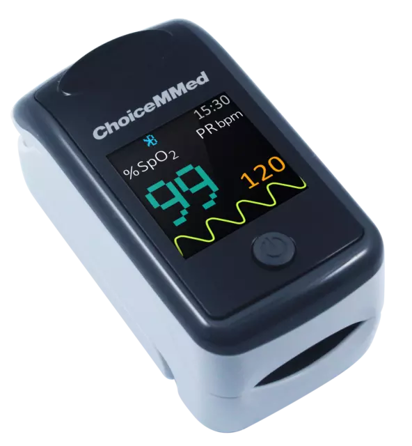 ChoiceMMed Professionell Bluetooth Fingertip Pulsoximeter CI218 Erwachsene Kind