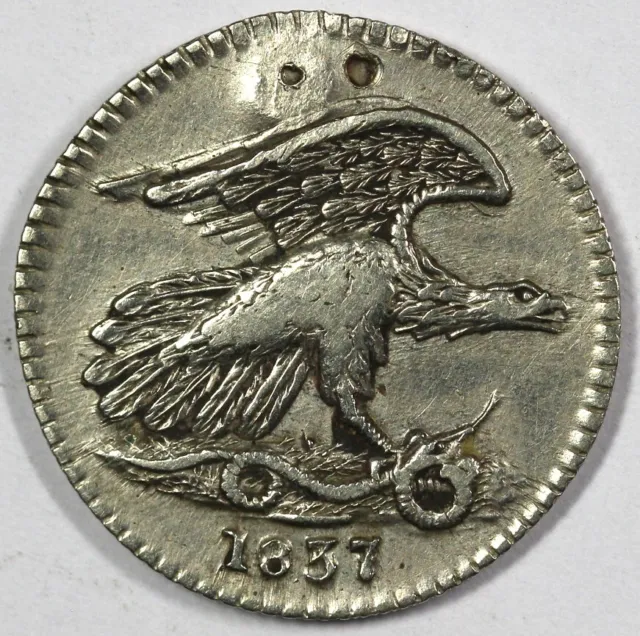 1837 HT-268 Feuchtwanger Cent Hard Times Token