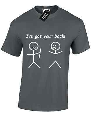 HO ricevuto la tua schiena da Uomo T-Shirt con Slogan Croupier UMORISMO Tumblr AMICO Regalo Nuovo