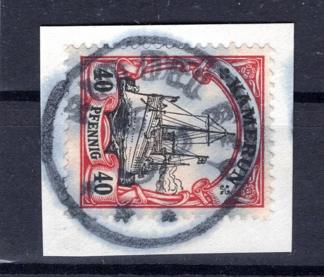 Kamerun 13 ideal RIO del Ray gest. Luxusbriefstück (K4745