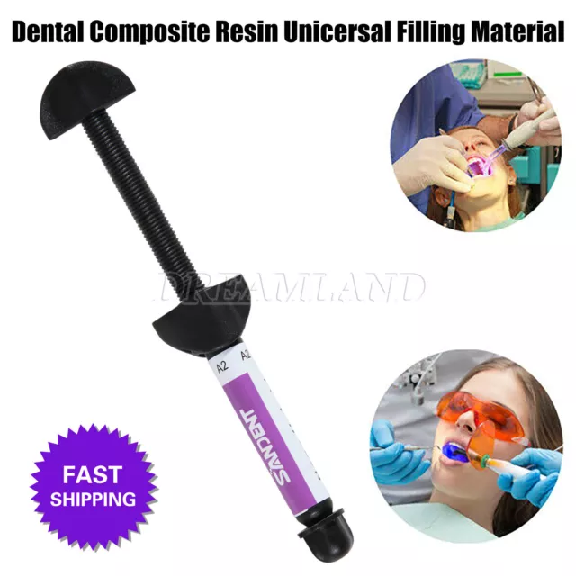 Shade A2 Dental Denfil Syringe Universal Composite Light Curing Resin MIAO 3