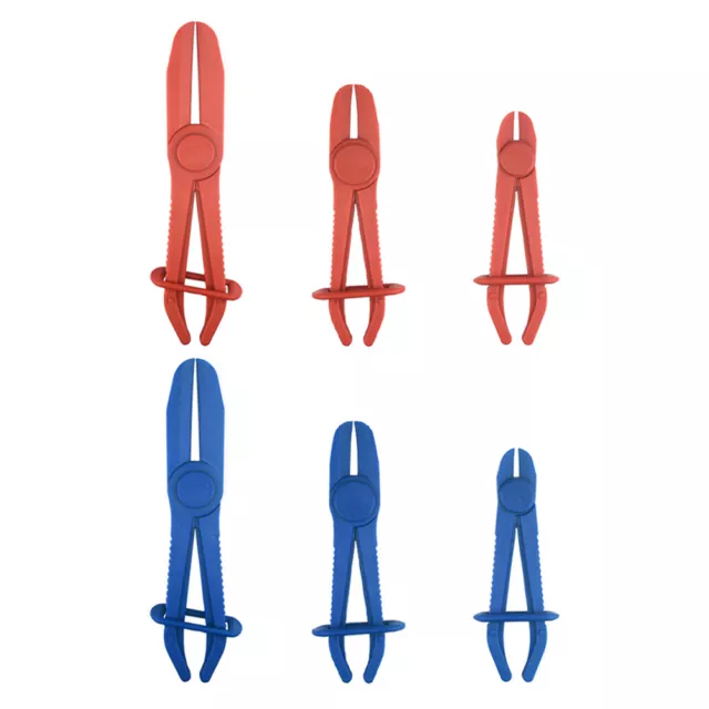 3pcs/set Flexible Fuel Water Line Hose Pinch Off Pliers Plastic Free Hands Clamp