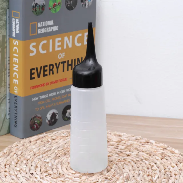 Botella con aplicador de aceite vacío viaje botella de plástico regadera