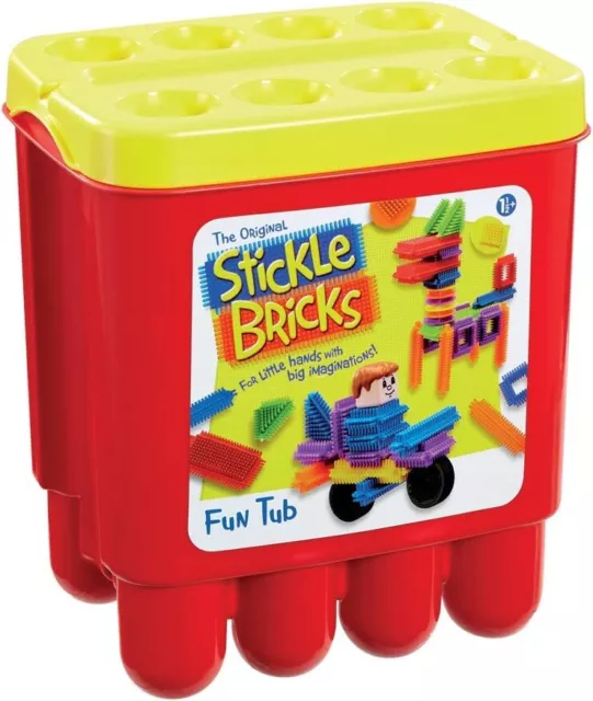 Stickle Bricks TCK07000 Hasbro Stick Fun Tub, Multi-Color