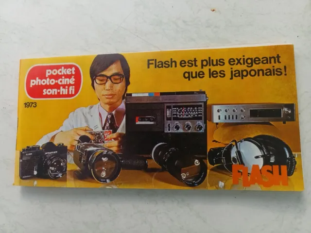 Petit Catalogue " FLASH 1973 POCKET PHOTO-CINE SON HIFI Magnétophone / cassettes