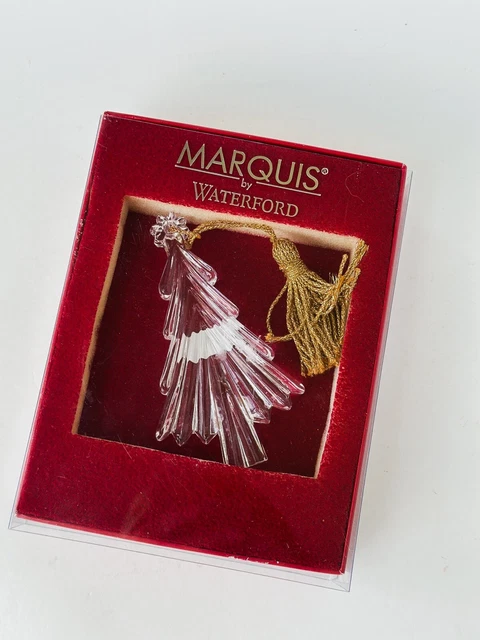 Vintage Collectibles Marquis Waterford Crystal Christmas Tree Ornament 4.5" Vintage Collectibles Marquis Waterford Crystal Christmas Tree Ornament 4.5"