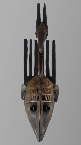 African mask. Masque africain MARKA MALI