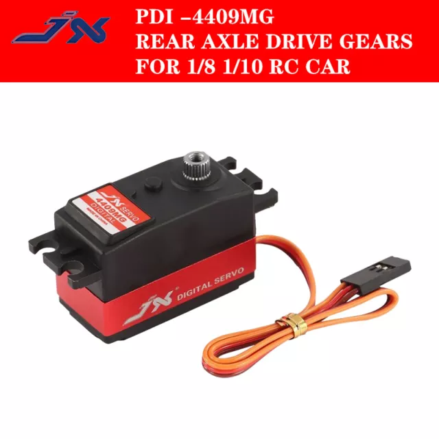 JX PDI-4409MG 4,8–6,0 V 9 kg Metallgetriebe Digital Servo für 1/8 1/10 RC Auto