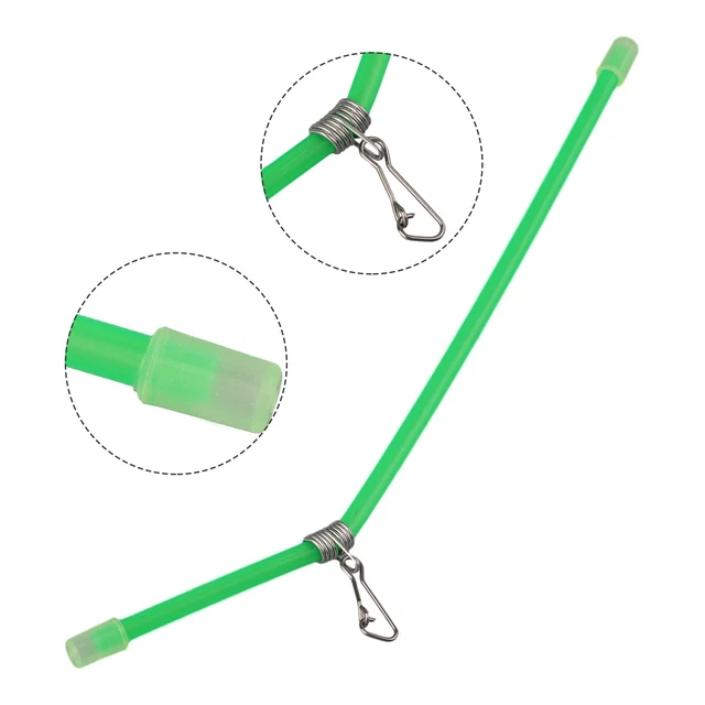 Lot De 20 Connecteurs Anti-Enchevêtrement Lumineux Pour Pêche - Avec Bouton-Pression | Pour Appâts Souples