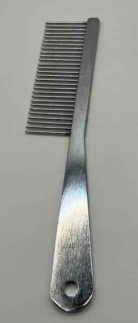 Rare Vintage Twinco Pet Grooming Metal Comb made in U.S.