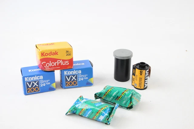 Lot De 7 Films Photo Argentiques : Kodak, Truprint, Agfa – Ouvert Mais Jamais Utilisé