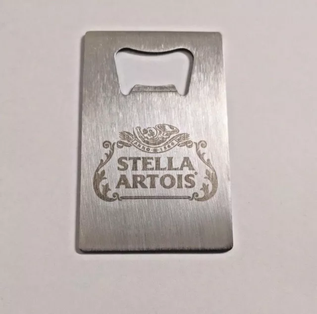 Stella Artois Credit Card Bottle Opener Beer Bottle Stainless Steel Blade Gift