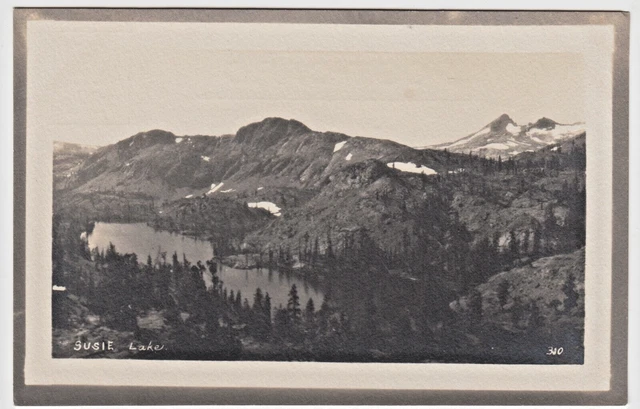 Pillsbury Picture Co. No. 310 Susie Lake~Vintage S. Lake Tahoe CA RPPC Postcard
