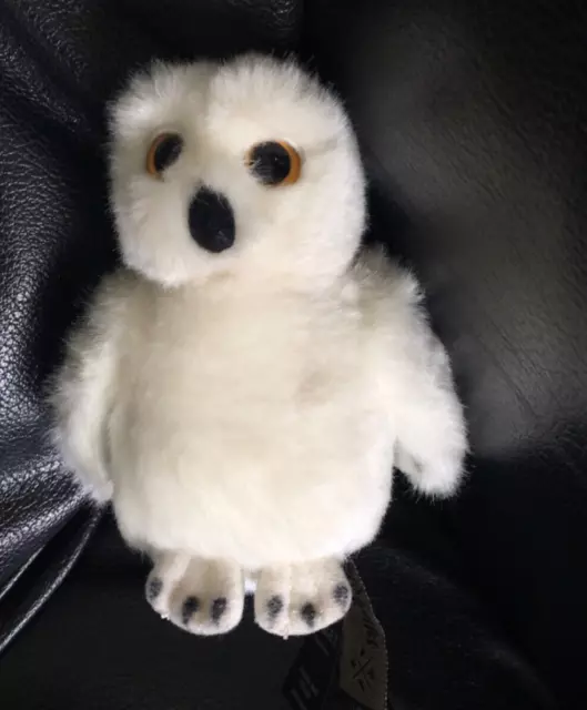 WARNER BROS STUDIO Tour Harry Potter Hedwig Owl Soft Plush Puppet Toy ...