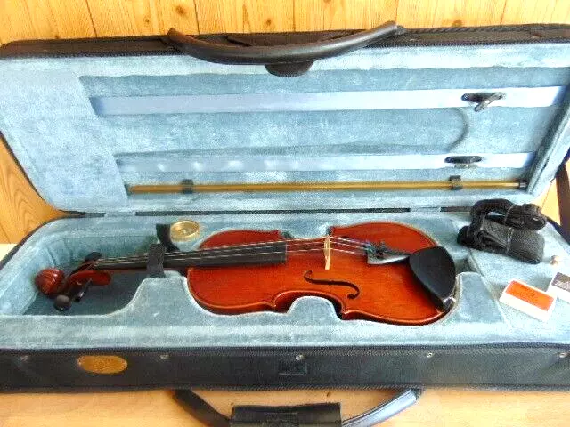 3/4 Stentor Conservatoire Violin,Case & Bow Great Quality Very Good Condition