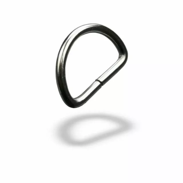 D-Ringe Halbrund Ring Halbrunde D-Ring Gurtbandring Metallring Stahl