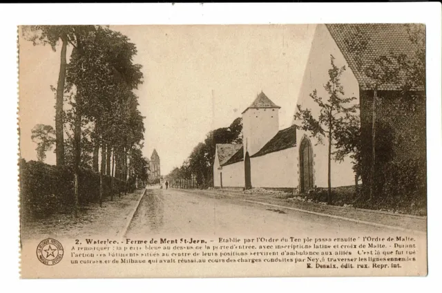 CPA -Carte postale - Belgique-Waterloo - Ferme de Mont Saint Jean -VM1239