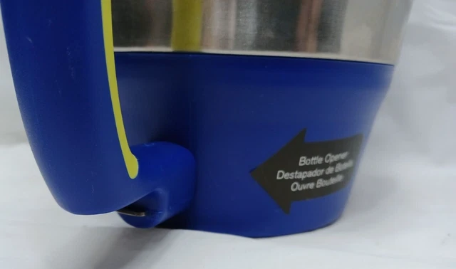 Bubba Classic Insulated Desk Coffee Keg Mug, 52 oz, Blue w/ Bottle Opener 3