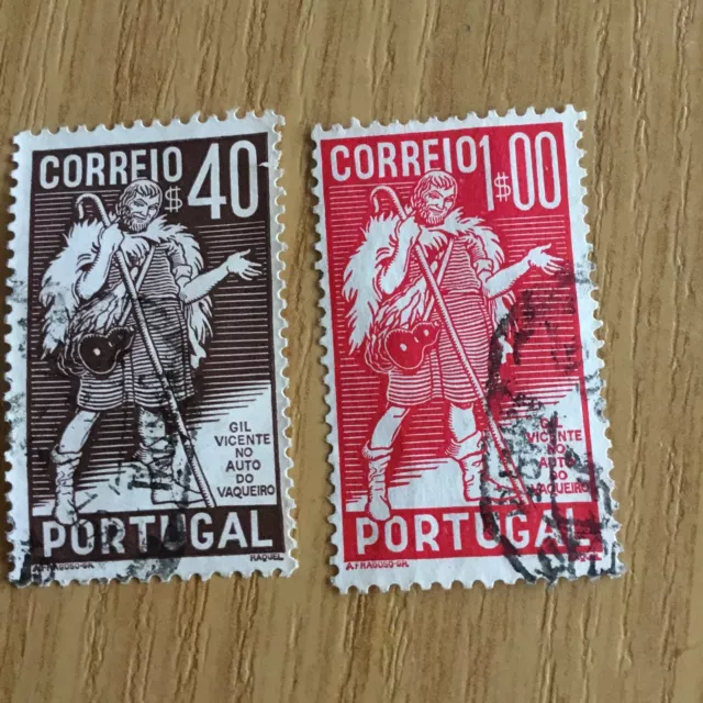 Briefmarken, Portugal, 1937 , Mhn. 599/600 gestempelt +entfalzt,           AX1 2