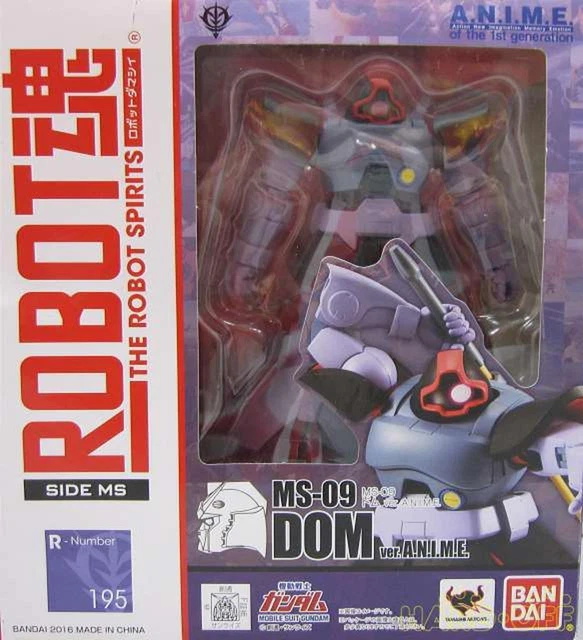 Bandai Robot Spirits MS-09R Rick Dom Ver. A.N.I.M.E. Real Type Color, Action Figure 13 Cm
