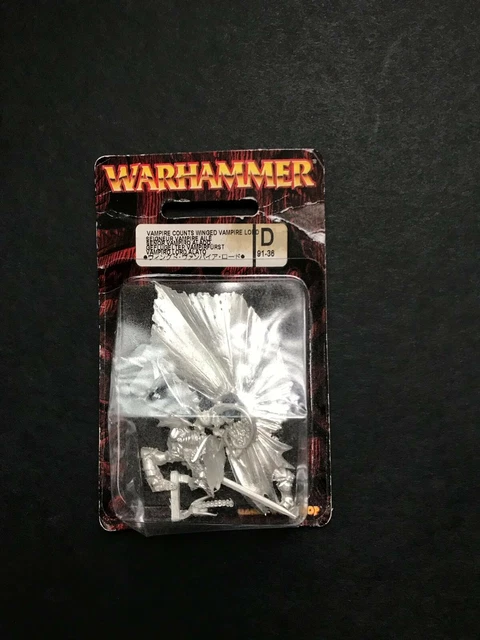 Figurine Warhammer Winged Vampire Lord Vampire Counts Metal Scellée Neuve