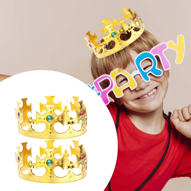 2 pz corona regina Halloween festa corona reale corone bambino uomo principessa