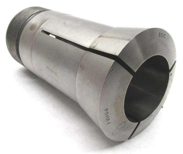 HARDINGE 1-21/64" 16C ROUND COLLET w/ INTERNAL THREADS