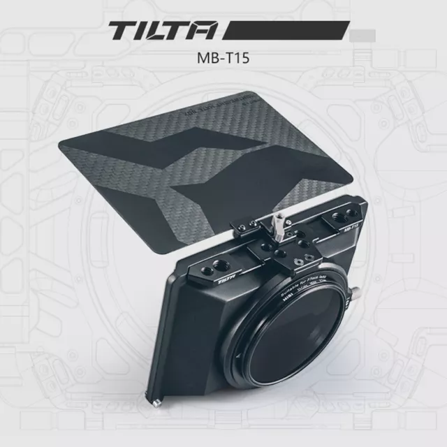 For DSLR Micro Camera Tilta MB-T15 Clamp On Matte Box Shading Bucket Lens Hoods
