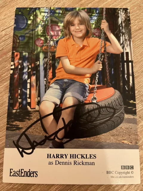BBC EastEnders HARRY HICKLES as Dennis Rickman Hand Signed Cast Card Autograph