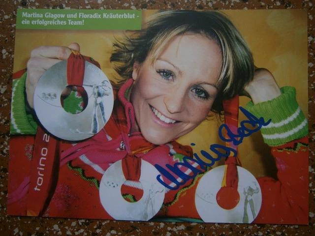 Wintersport - unterschriebenes Bildautogramm - Martina Glagow - Biathlon