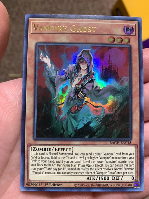 YU-GI-OH! TCG Vampire Ghost Battle of Chaos BACH-EN015 1st Edition ...