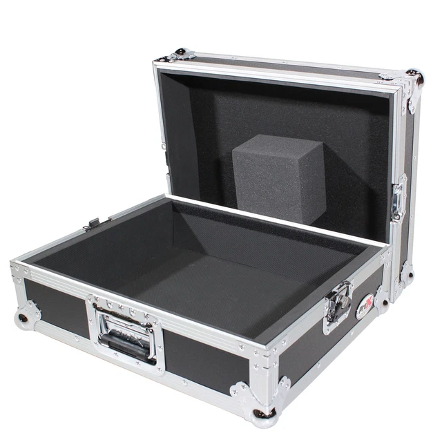 ProX T-TT Case for SL1200-Style Turntable (Silver on Black)
